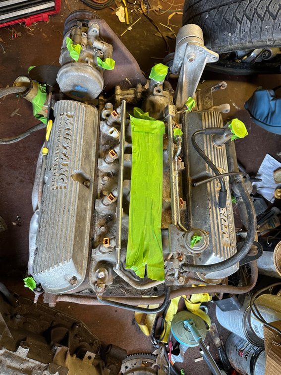Image for Ford Mustang 8 cylinder motor and a Transmission that may or may not go into a Ford.