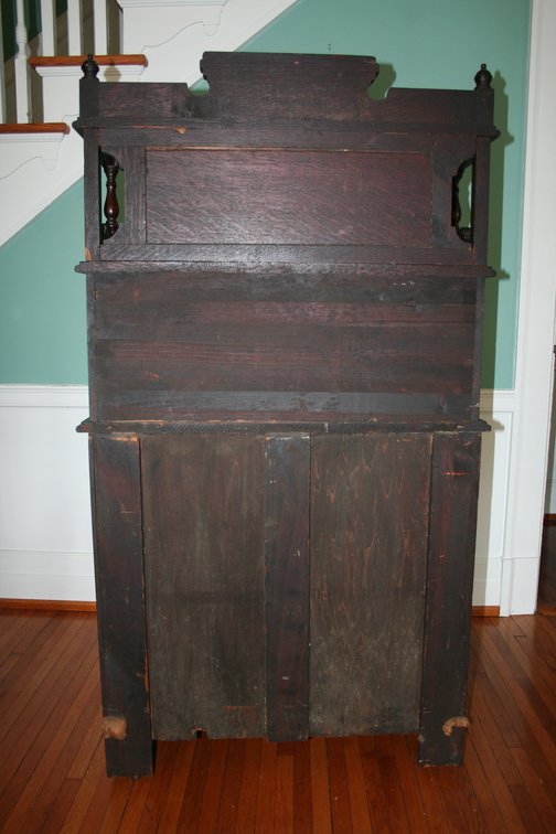 Image for Antique Ladies Victorian East Lake Half Cylinder Oak Rolltop Secretary
