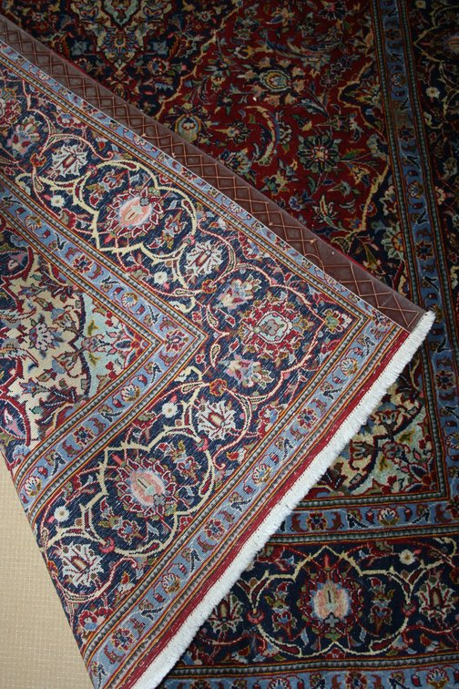 Image for Kashan Persian Rug   Hand Knotted   54