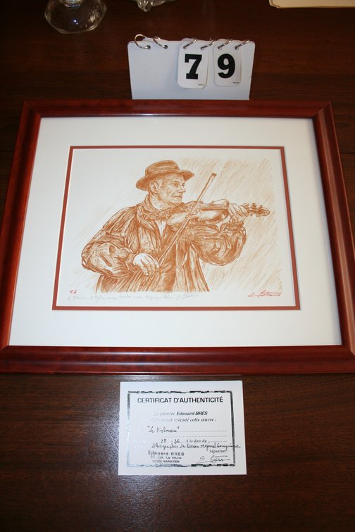 Image for Original Lithograph  Signed E Bres  