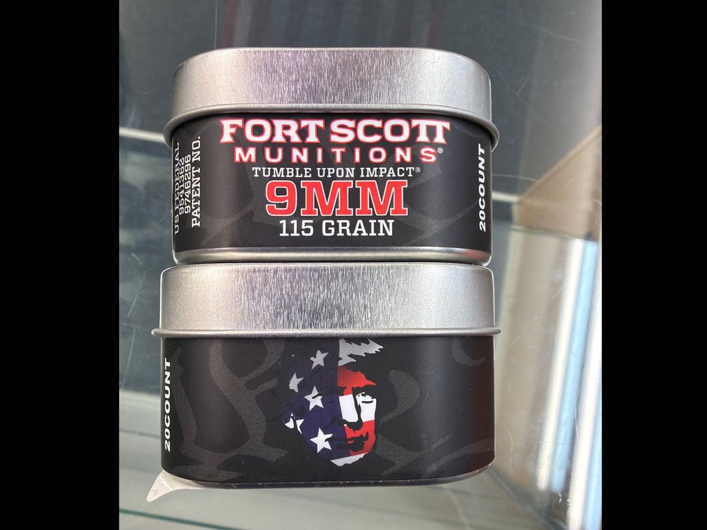 Image for 9MM 115Gr Tumble Upon Impact (Trump Tin)