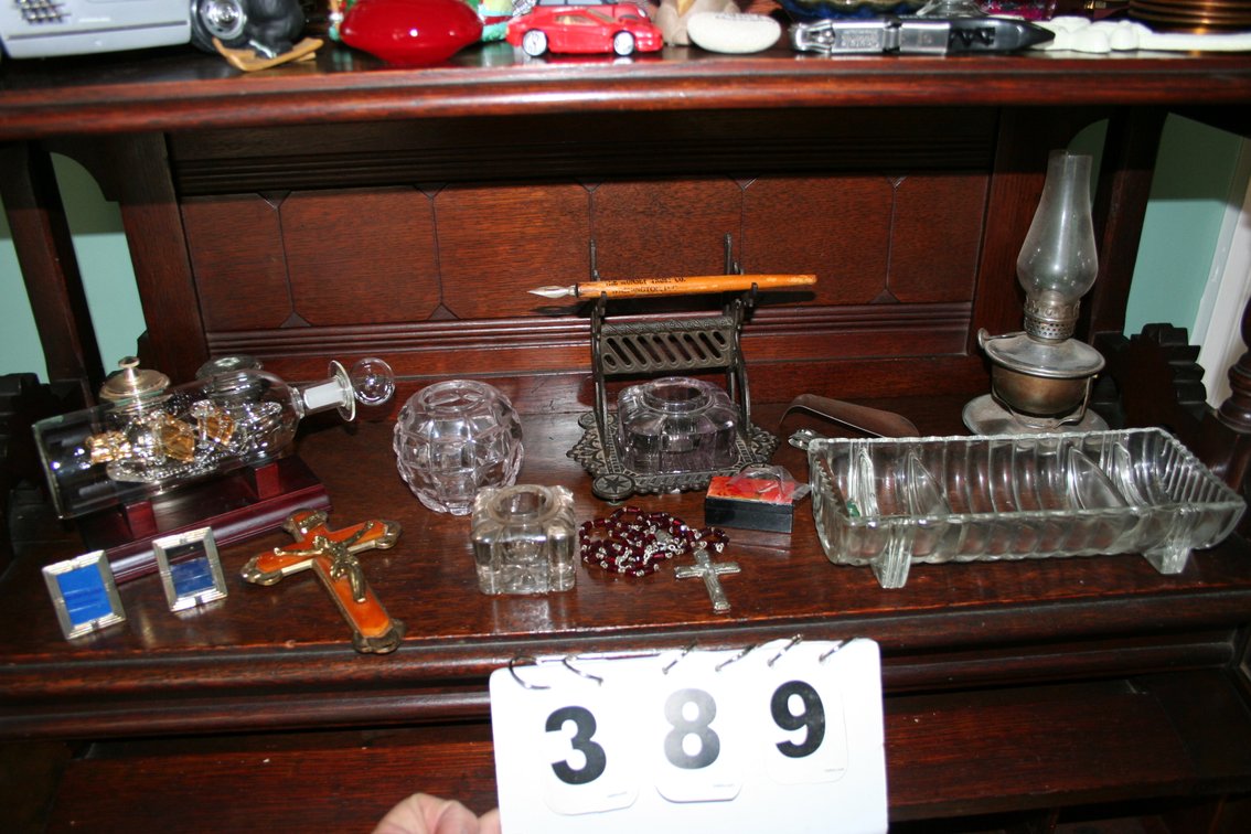 Image for Antique Ink Well Set, Misc