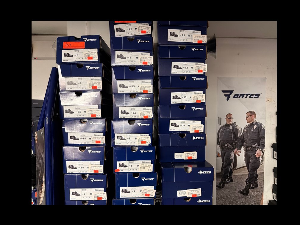 Image for Bates Oxfords and display Rack