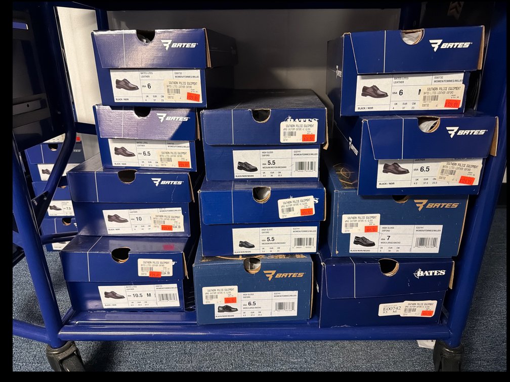 Image for Bates Oxfords and display Rack