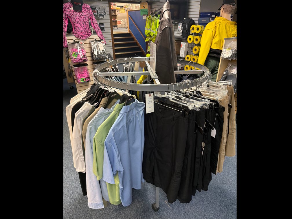 Image for Rack with clothing