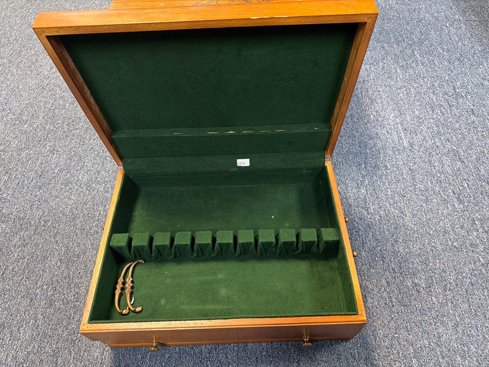 Image for Three wood display boxes