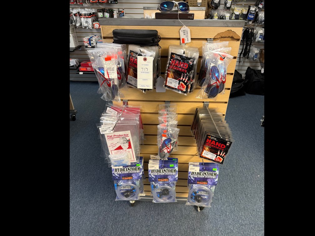 Image for Sun glasses, hand warmers and hydration tubes