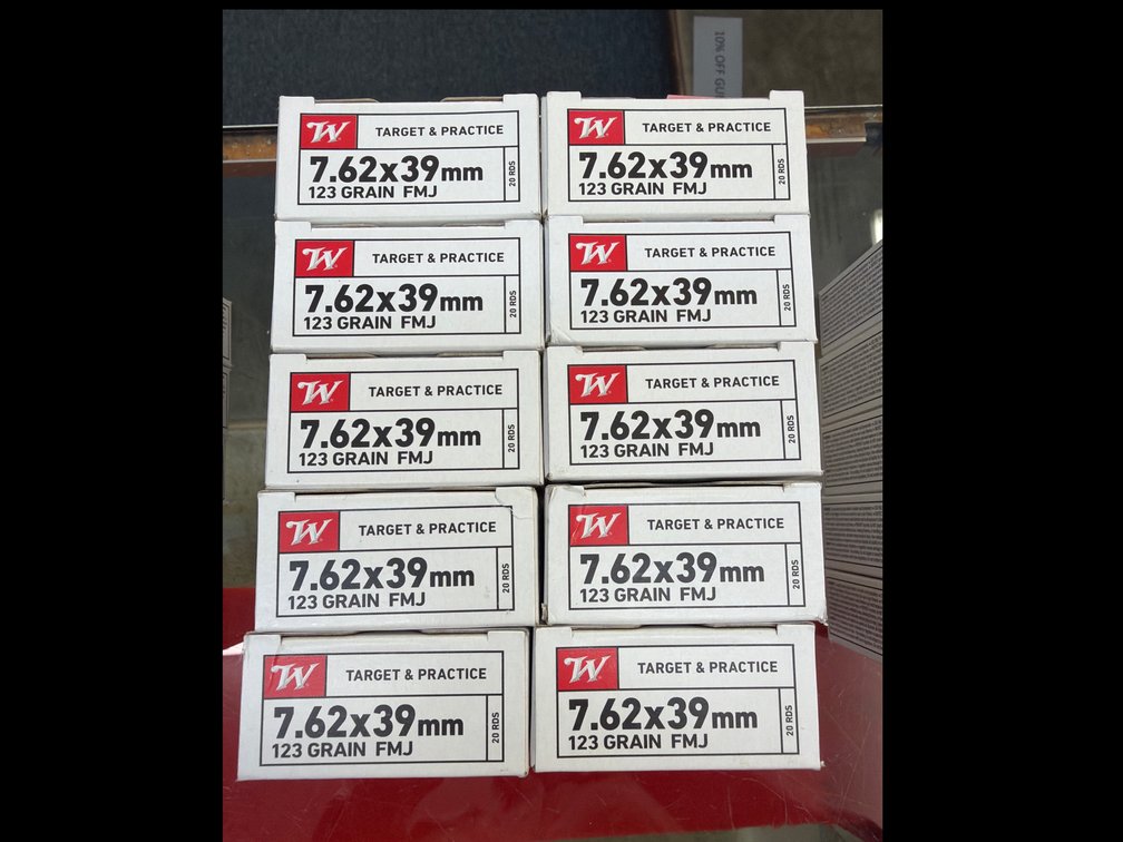 Image for 7.62 X 39 MM 123 Gr FMJ Target