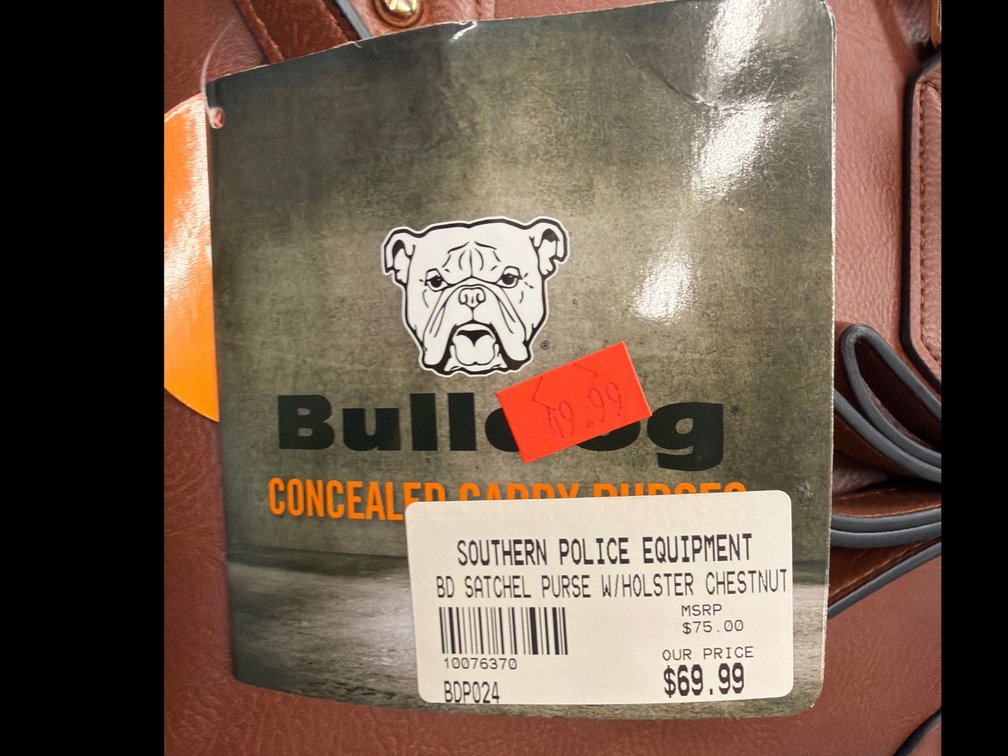 Image for Bulldog, concealment purse