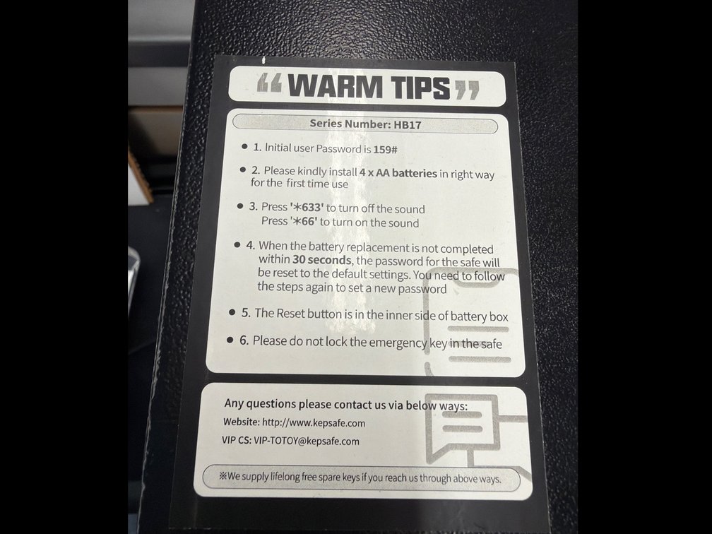 Image for Mini home safe