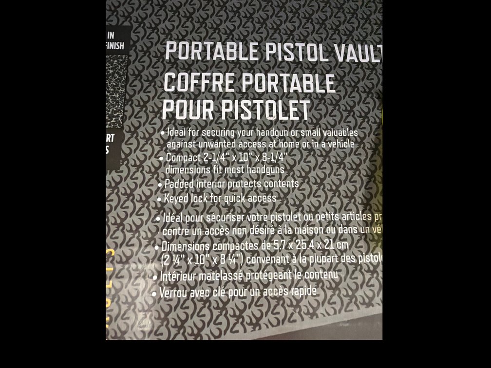 Image for Browning Portable PistolVault