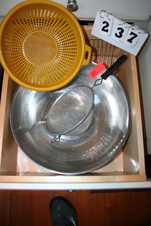 Image for Large Stainless Mixing Bowl, Misc Strainers