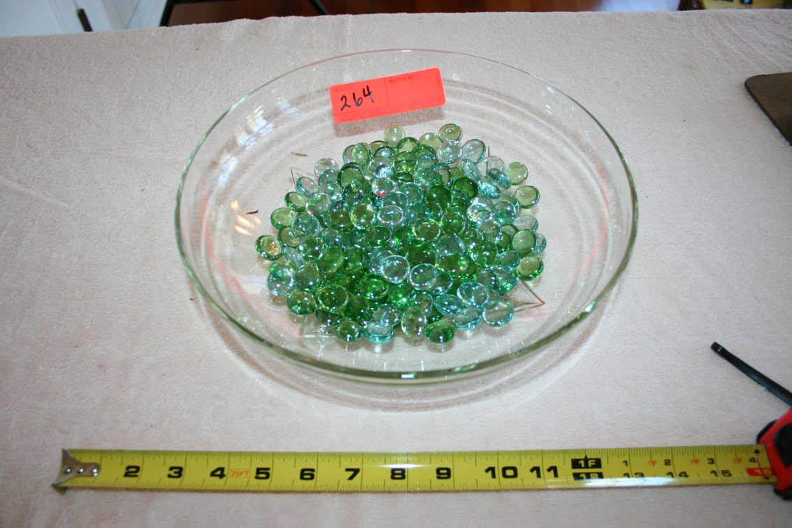 Image for Flat Marbles & Glass Bowl  11