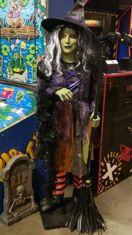 Witch Mannequin Figure, Approx. 5' Tall