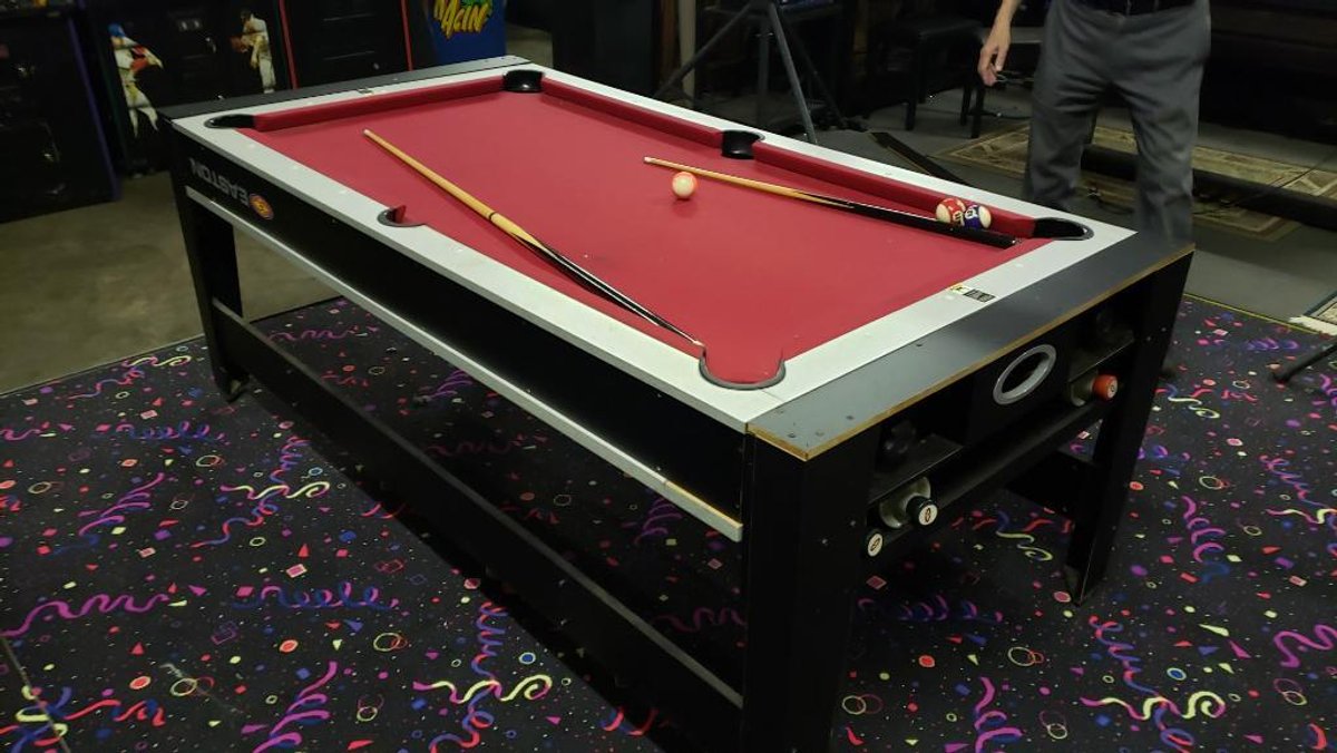 Easton Air Hockey and Pool Table Combination