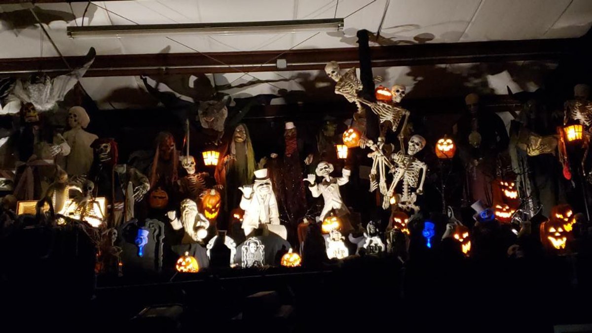 Entire Halloween Decor Collection on Top of Black Wall (See Update Below)