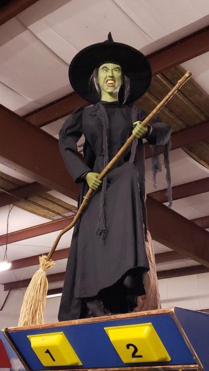 Animated Wizard of Oz Witch, Approx. 6' Tall