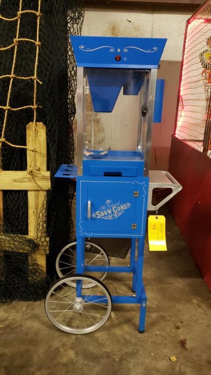 Sno-Cone Machine on Rolling Stand