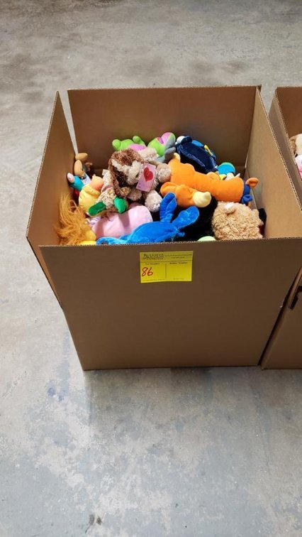 Box of Toys for Crane/Claw Game, Approx. 75 Toys