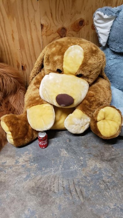 Large Brown Stuffed Dog