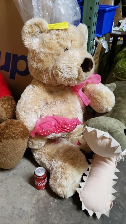 Large Stuffed Tan Bear