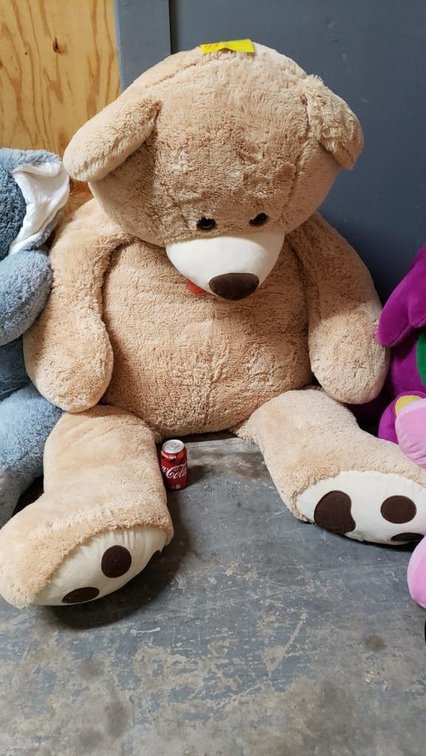 Large Tan Stuffed Bear