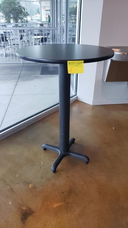 Bar Height Round Table