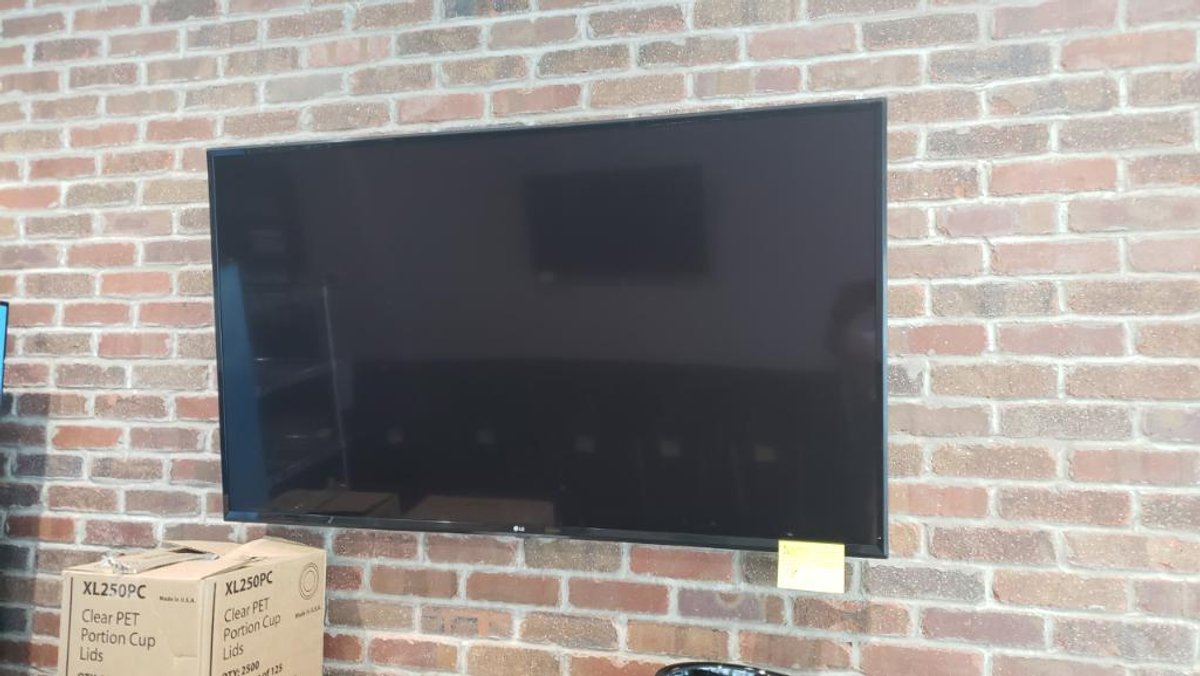 LG 55" Television (no remote, must remove from wall)