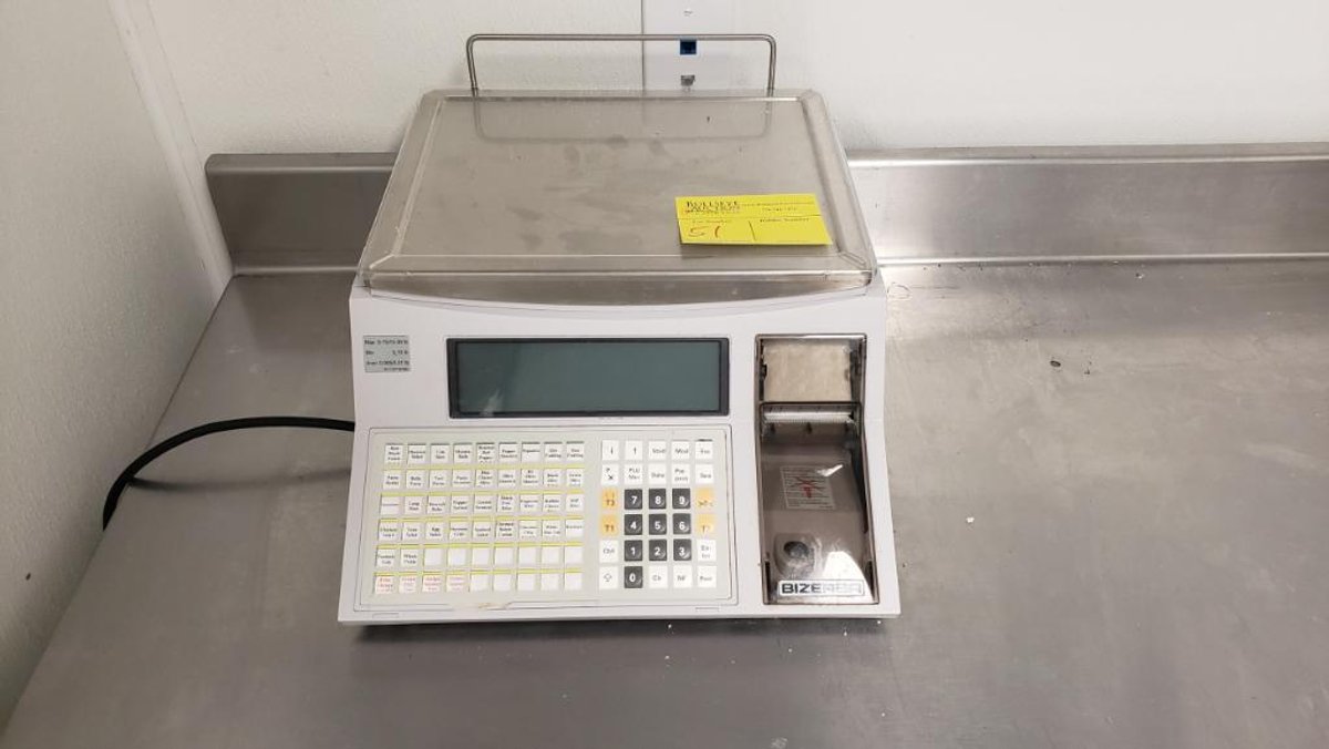 Bizerba Digital Printable Scale/Label Maker