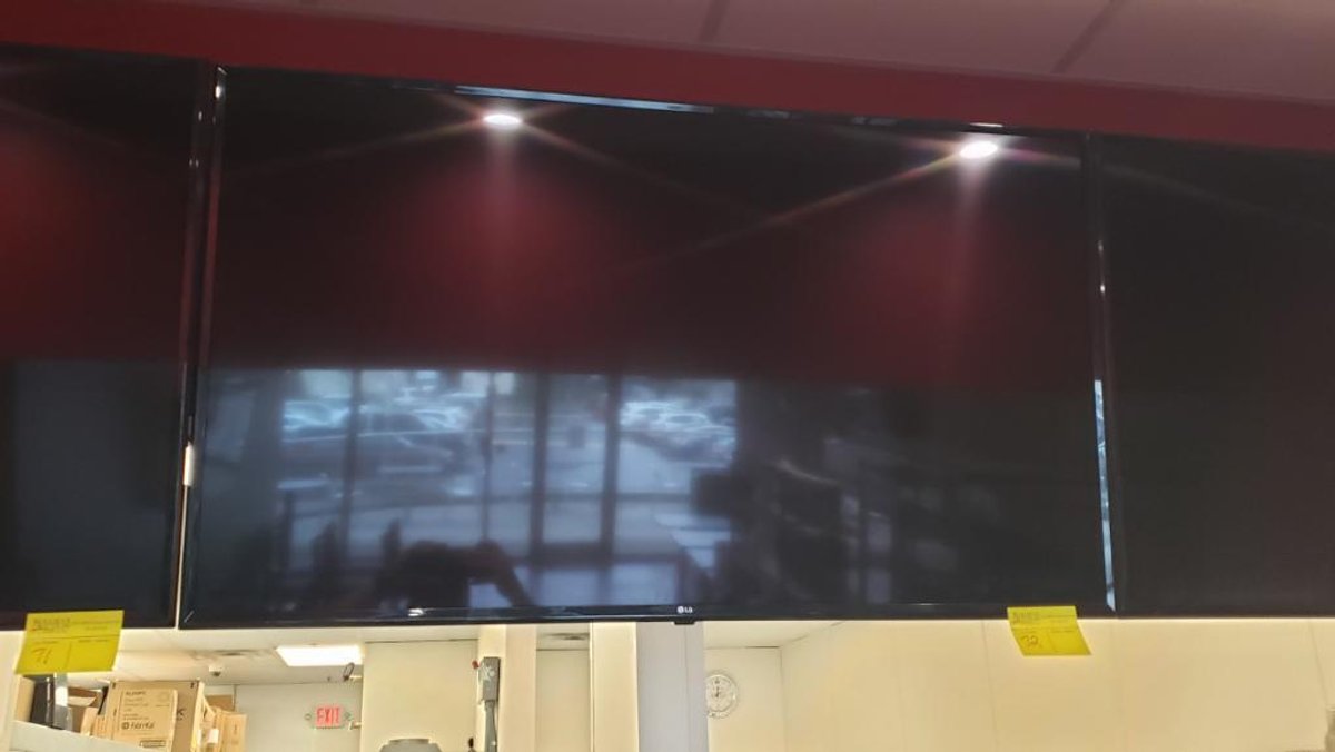 LG 55" Television (no remote, must remove from wall)