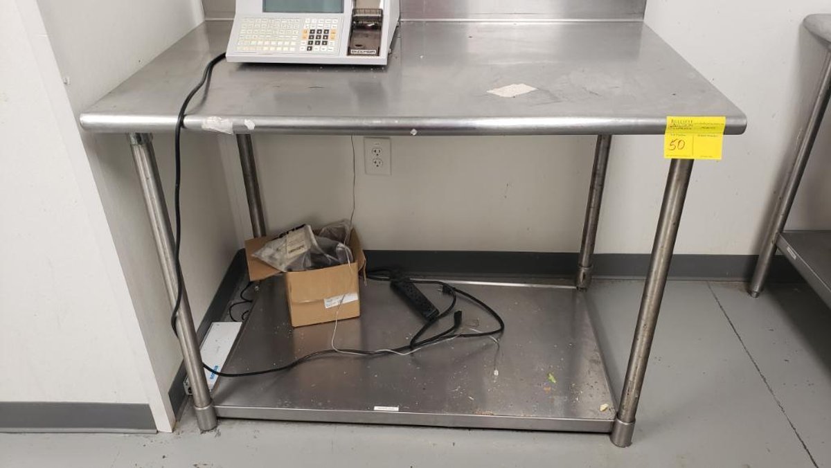 Stainless Steel Prep Table