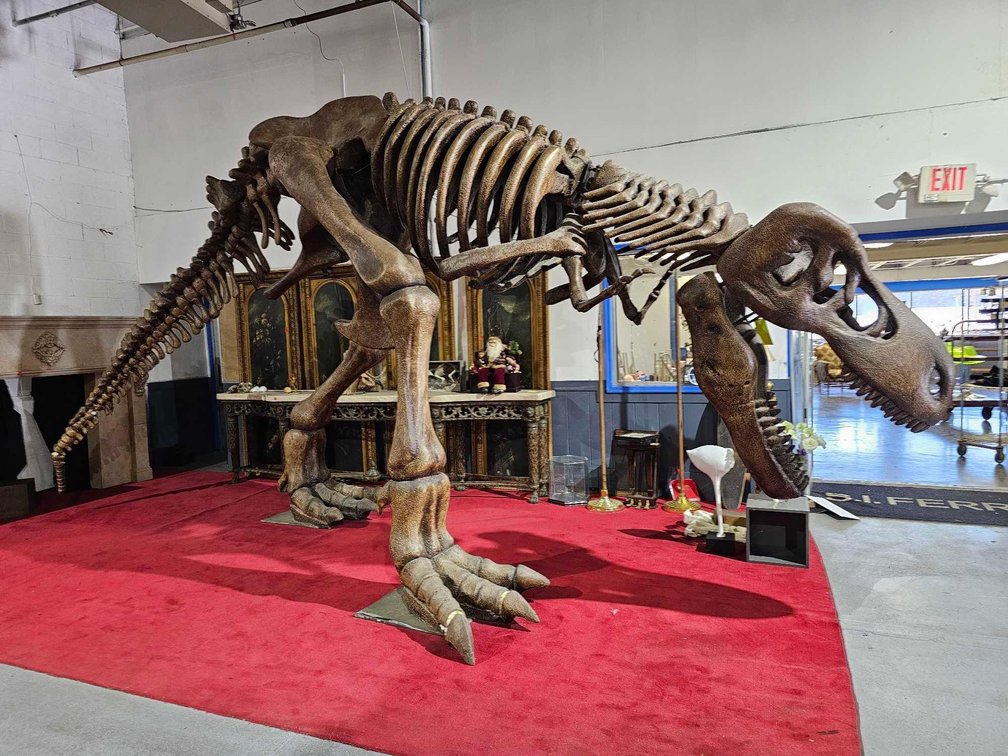 Prop Tyrannosaurus Rex -Made for Nickleodeon's Haunted Hathaways- prepped for animatronics- see desc