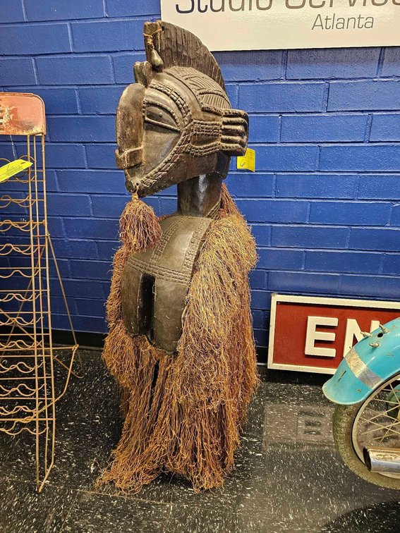 African Male Fertility Statue - oah 53"t
