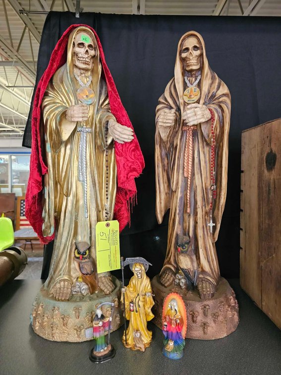 Santa Muerte Holy Death Statues and Statuettes