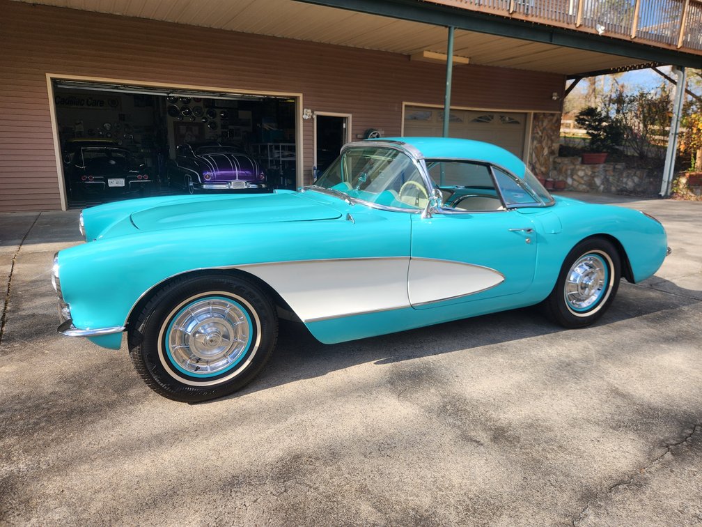 1956 Chevrolet Corvette, Odometer Reads 892 Miles, VIN E56S002306