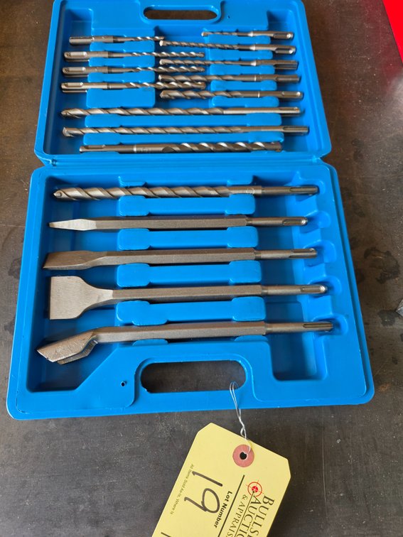 Rotary Hammer Drill Bits and Chisel Set
