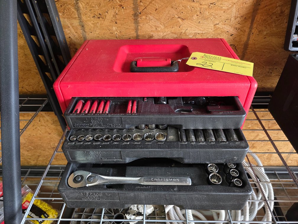 Craftsman Tool Set in Plastic Tool Box