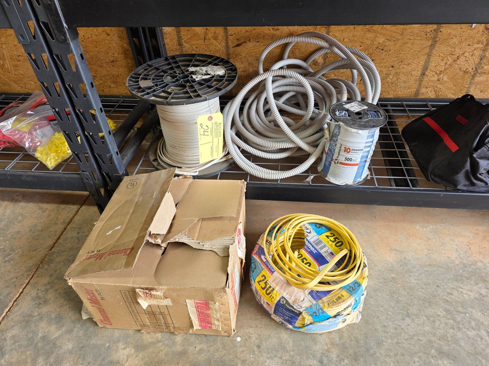 Miscellaneous Cable on Spools and in Box