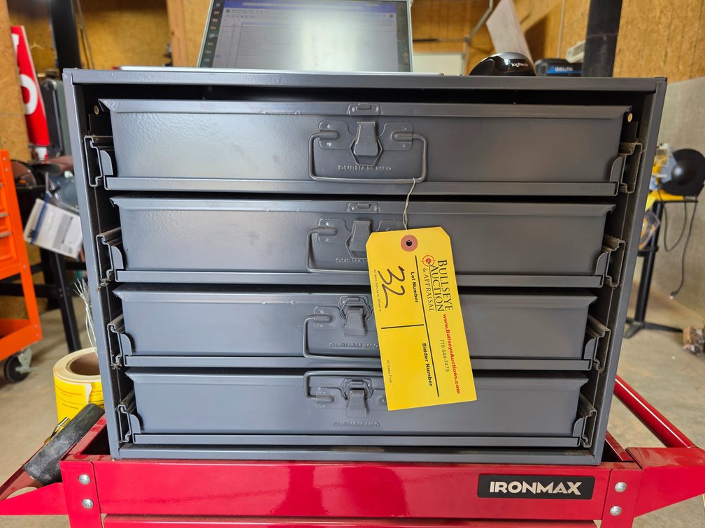 Durham Mfg. Metal Hardware Four Drawer Cabinet