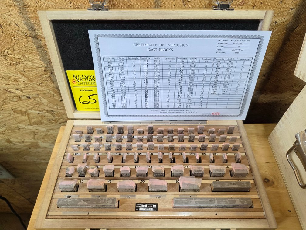 Accusize Steel Gauge Block Set