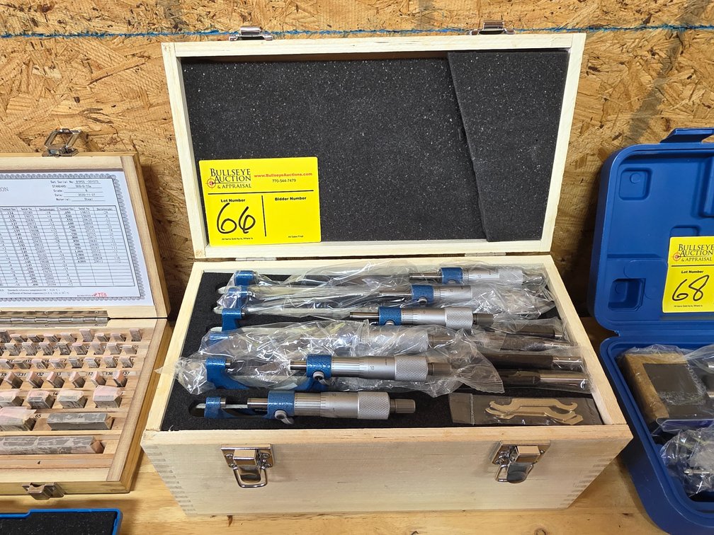 Outside Micrometers Set, 0-6" 0.0001"