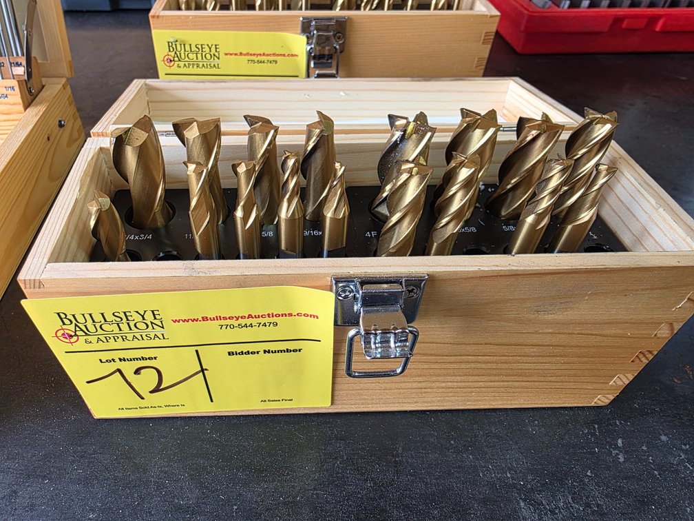 TiN Coated End Mill Set
