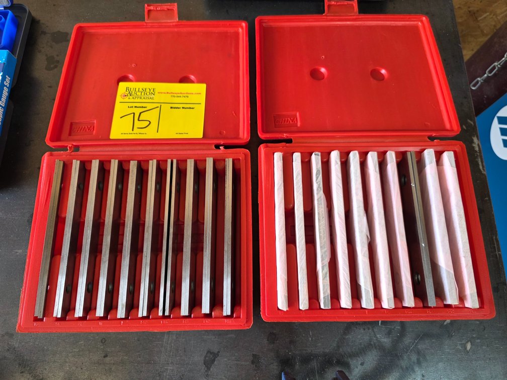 (2) ABN Machinist's Thin Parallel Bar Sets