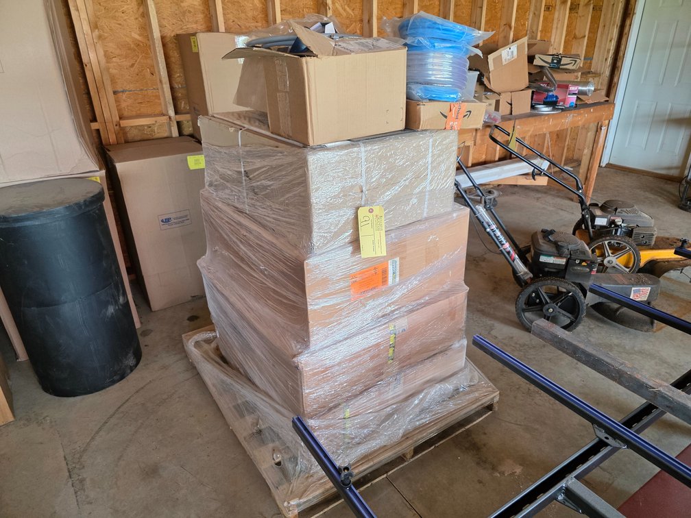Miscellaneous Items on Pallet in Wrap