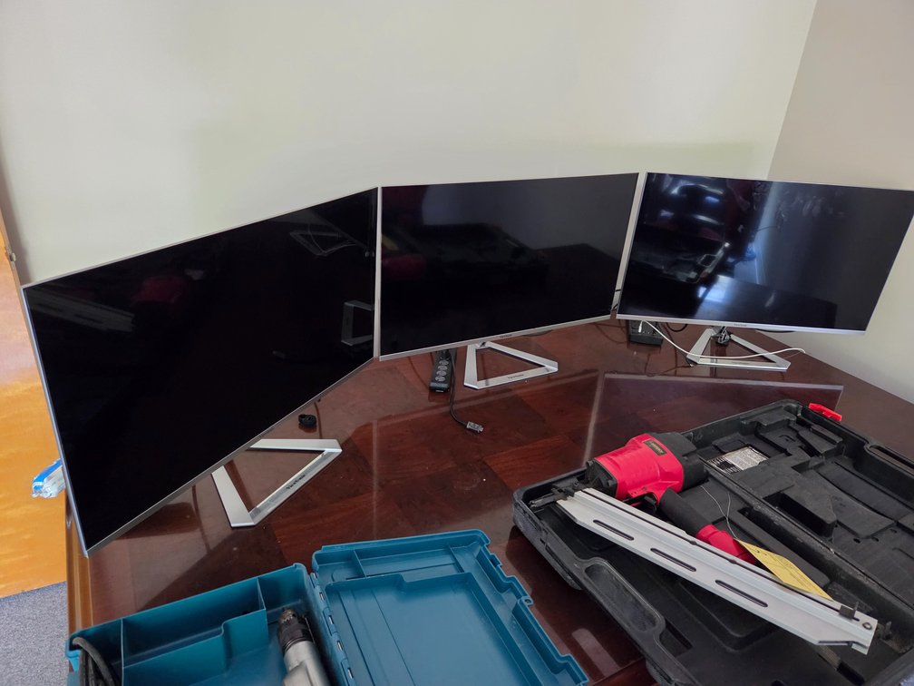 (3) ViewSonic Monitors