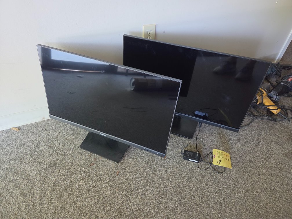(2) ViewSonic Monitors