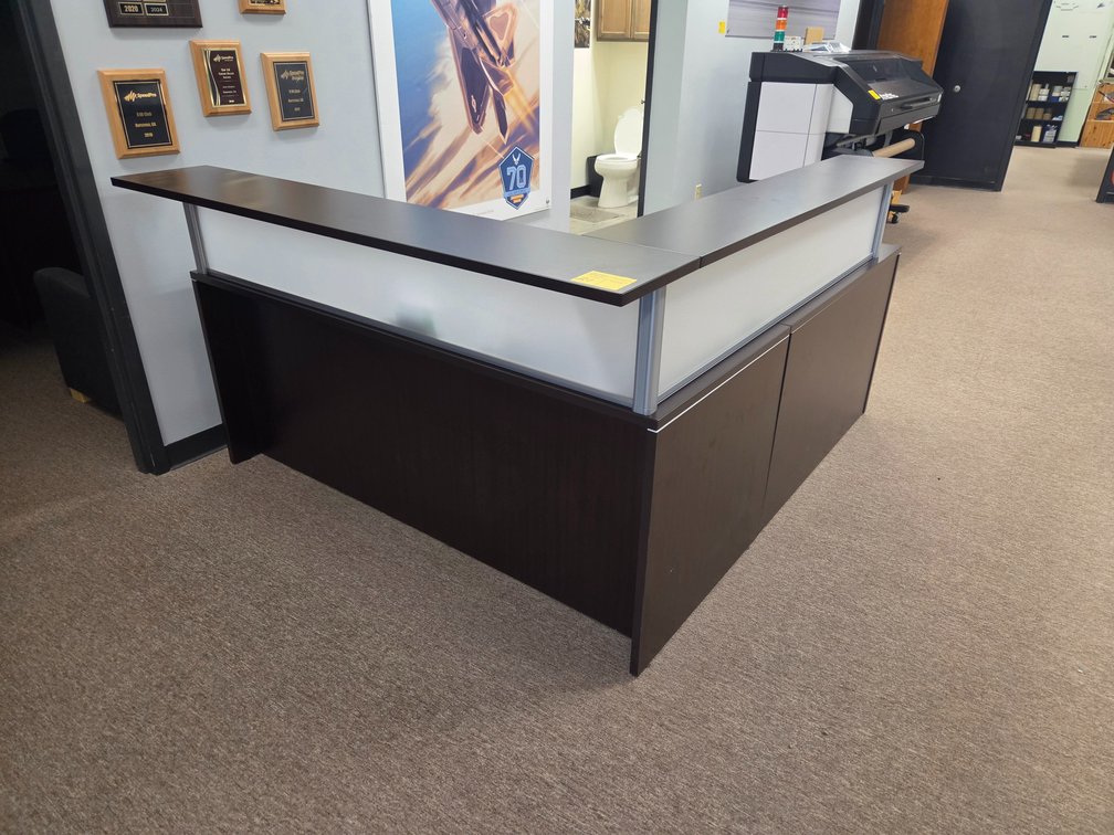 L-Shaped Reception Desk