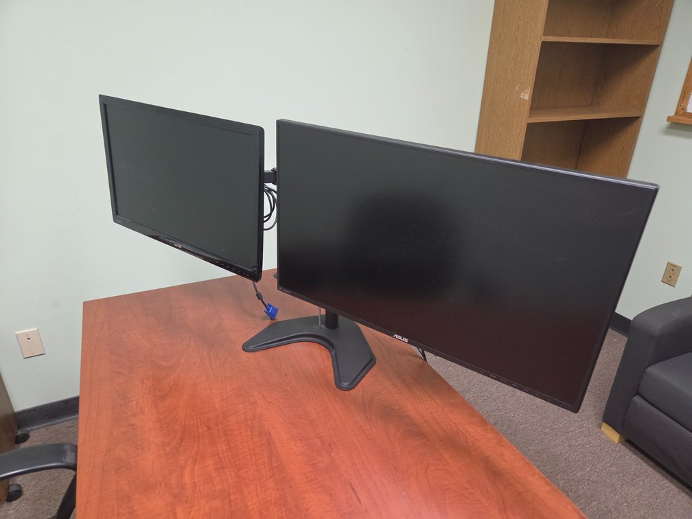 (2) Monitors on Mount