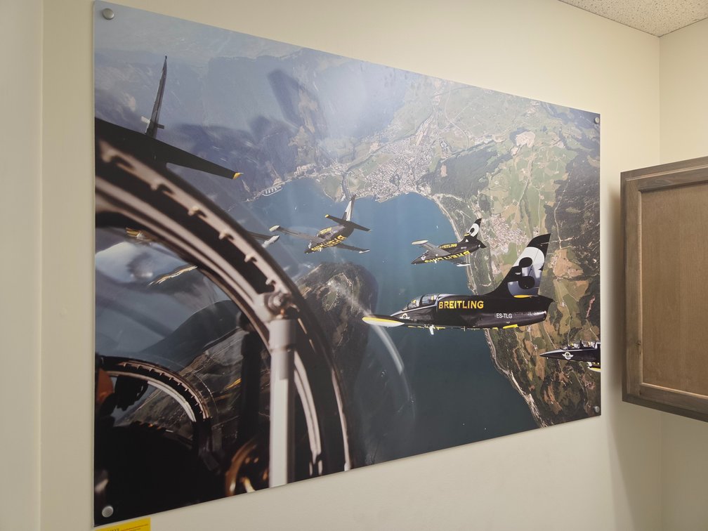 Breitling Fighter Jets Photograph on Foamboard