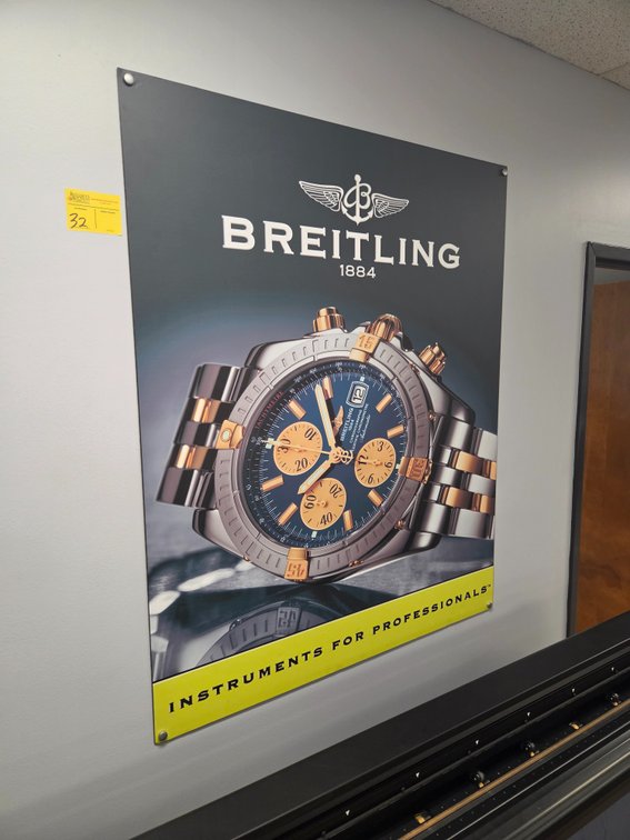 Breitling Photograph on Foamboard